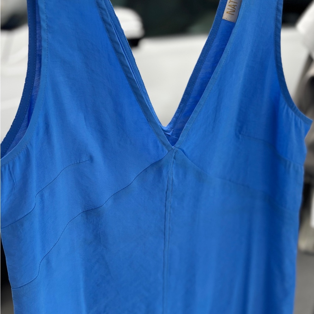 Anthropologie Blue Maxi Dress